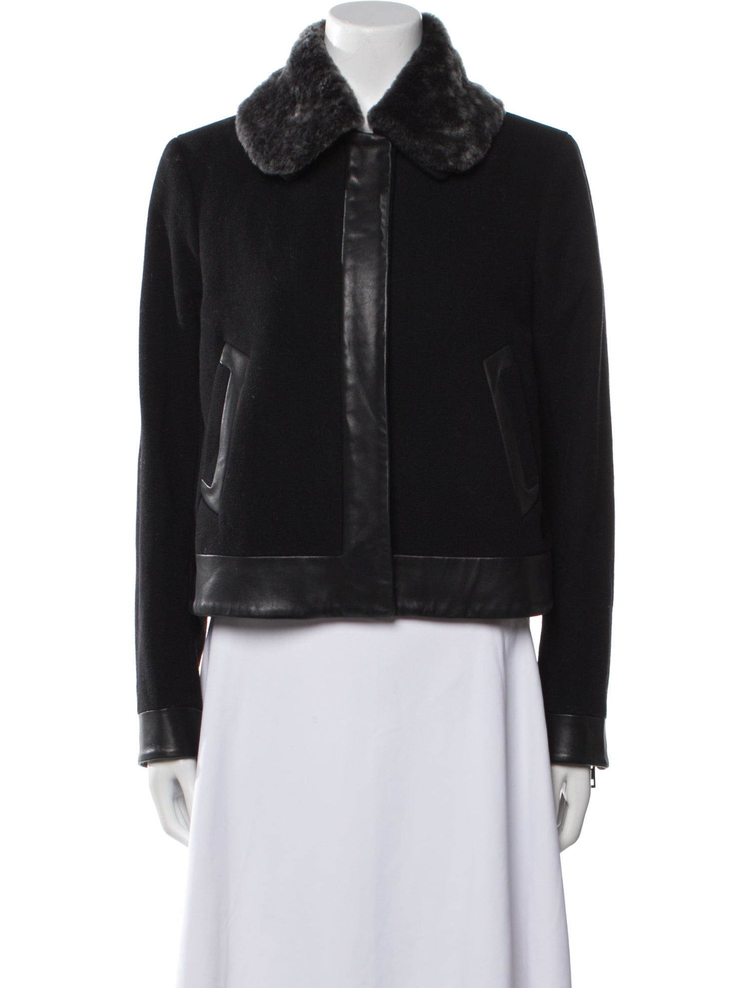 Rag & Bone Wool Fur Jacket