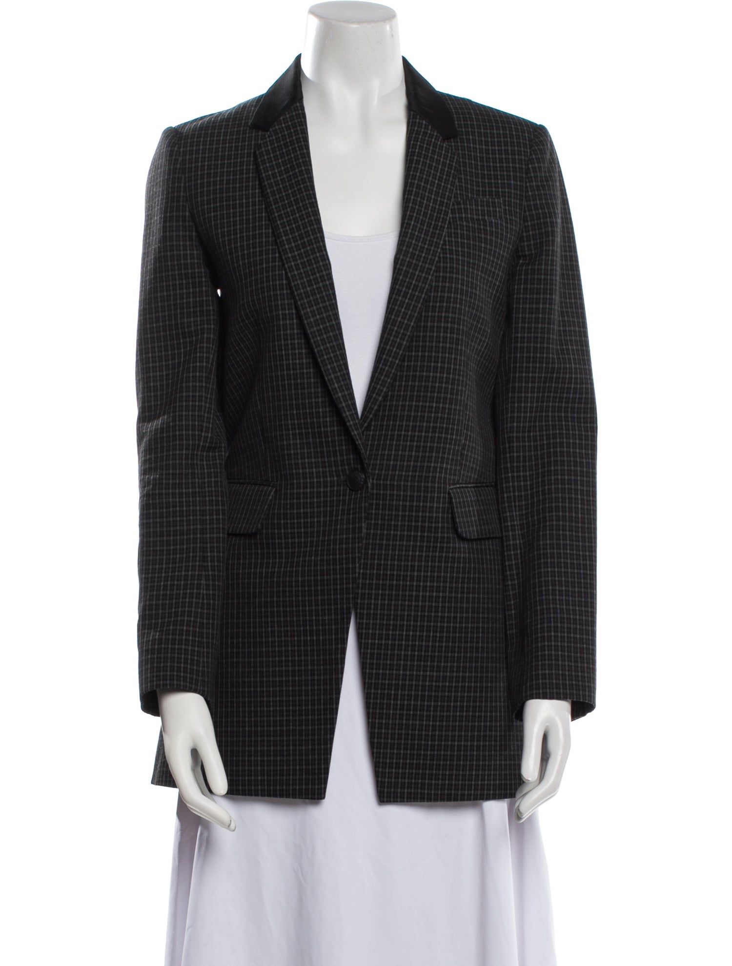 Rag & Bone Plaid Print Blazer
