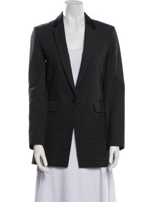 Rag & Bone Plaid Print Blazer
