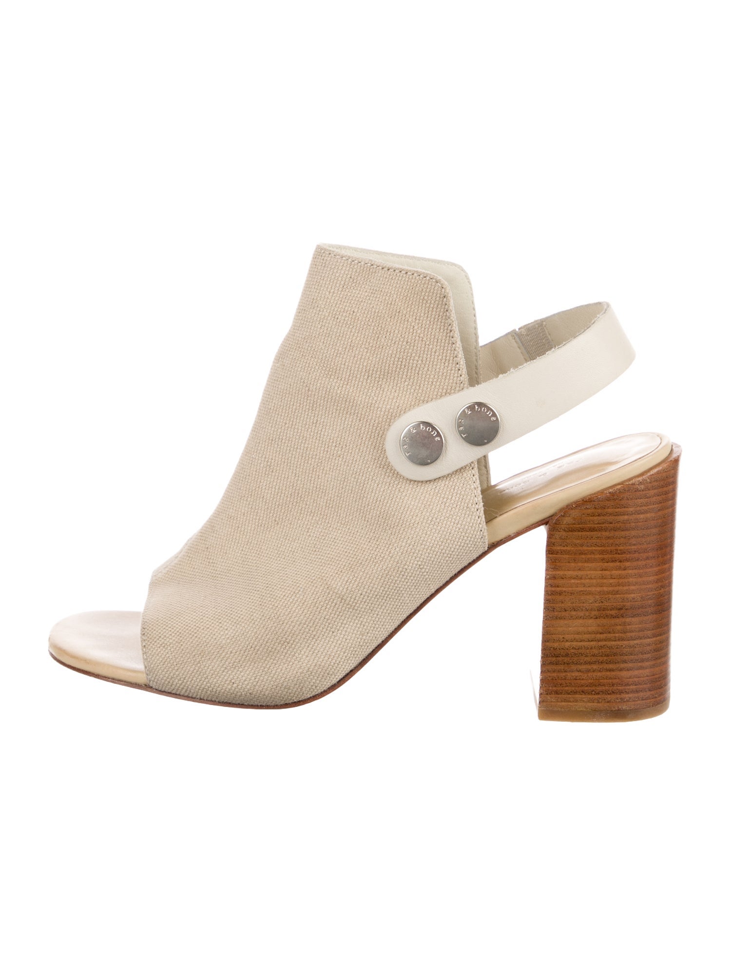 Rag & Bone Canvas Slingback Sandals
