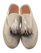 Rag & Bone Suede Tassel Accents Mules