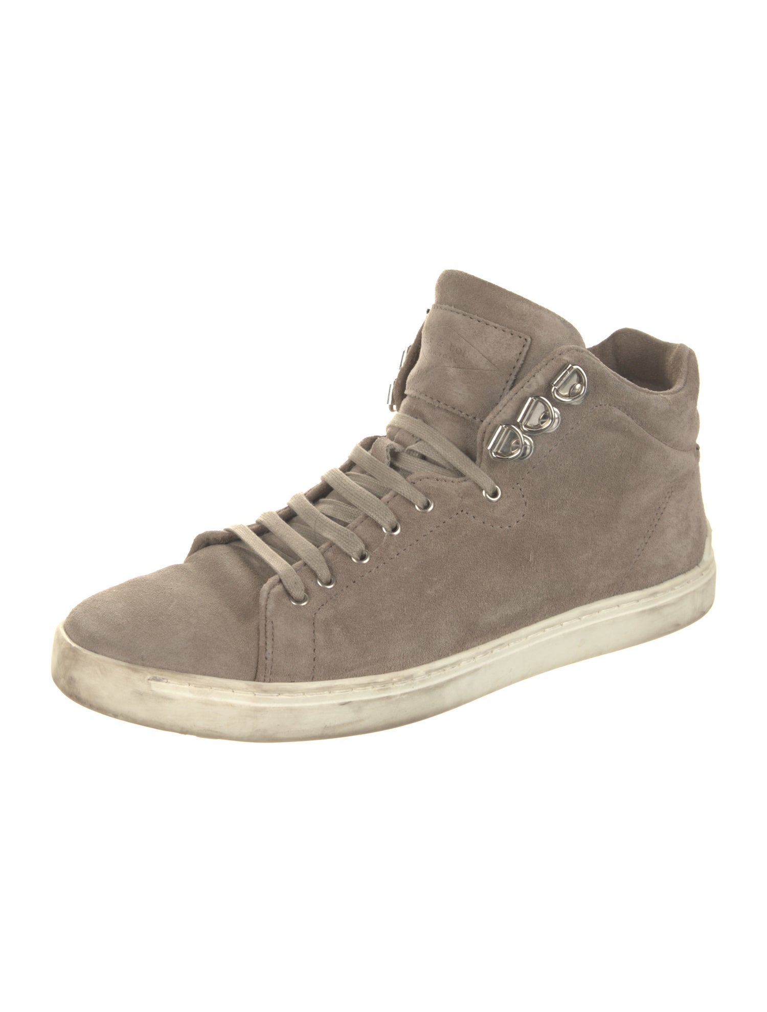 Rag & Bone Suede Colorblock Pattern Sneakers