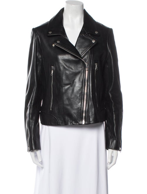 Rag & Bone Lamb Leather Biker Jacket