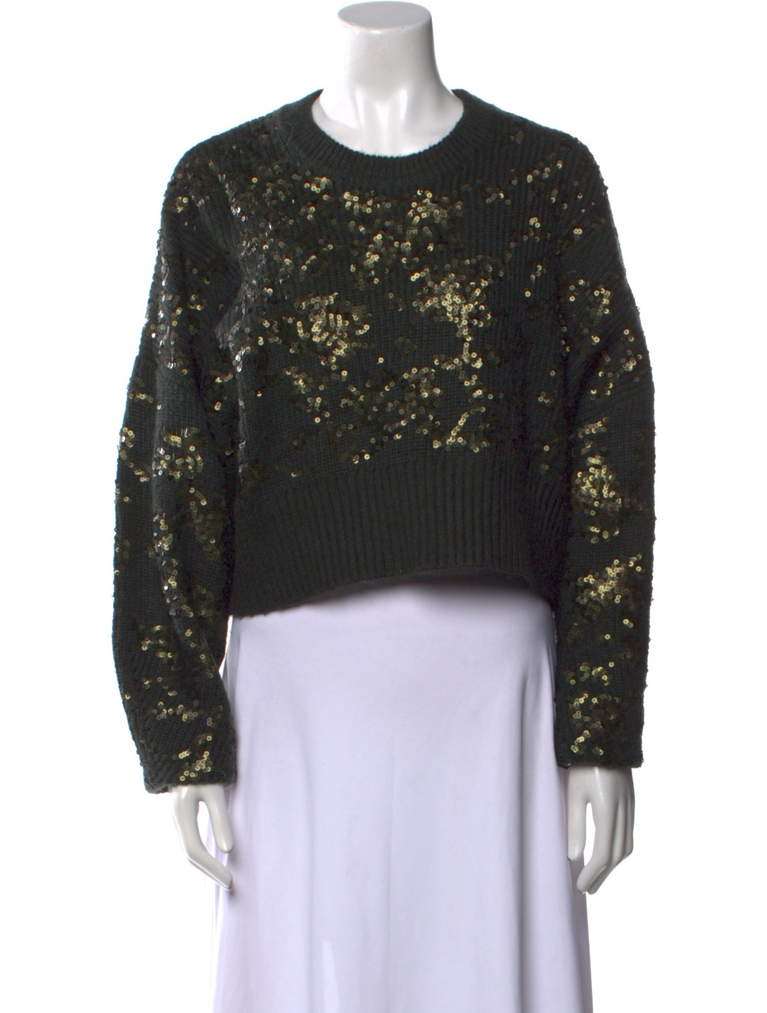 Rag & Bone Printed Crew Neck Sweater