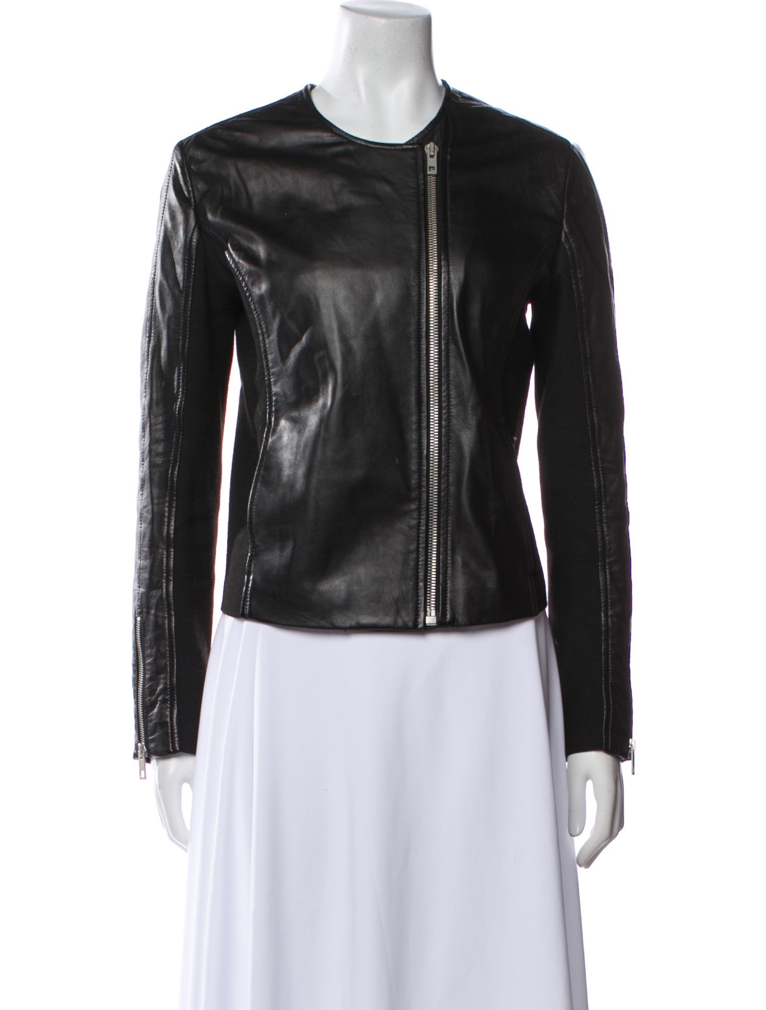 Rag & Bone Lamb Leather Biker Jacket
