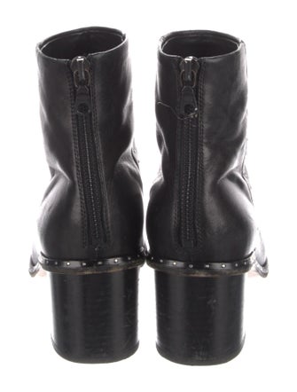 Rag & Bone Leather Studded Accents Boots