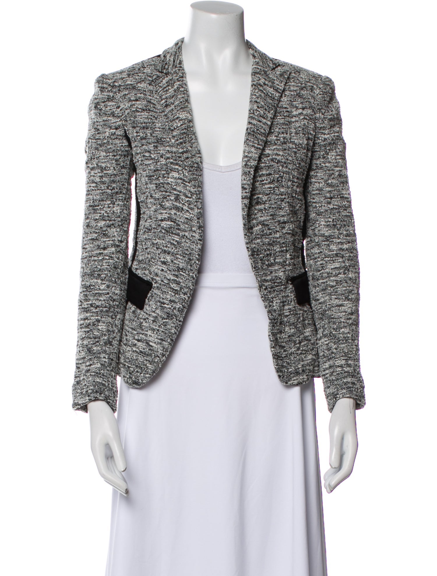 Rag & Bone Tweed Pattern Evening Jacket