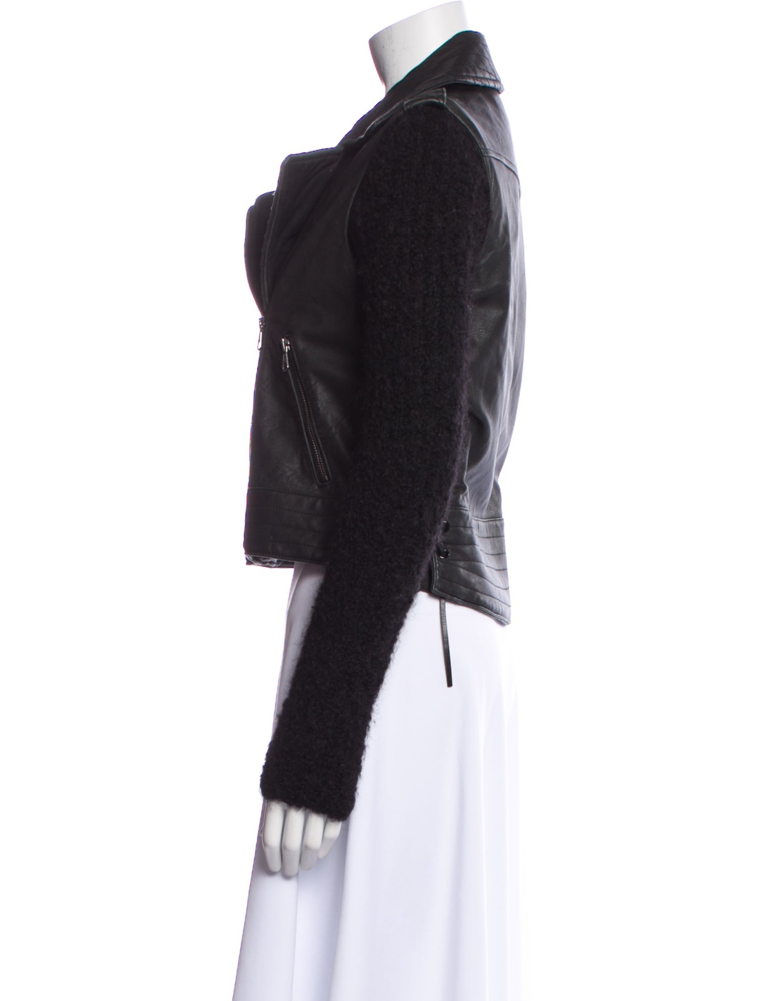 Rag & Bone Lamb Leather Biker Jacket