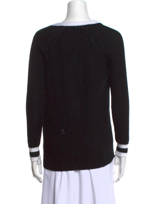Rag & Bone Colorblock Pattern V-Neck Sweater