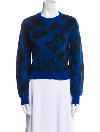Rag & Bone Mohair Animal Print Sweater