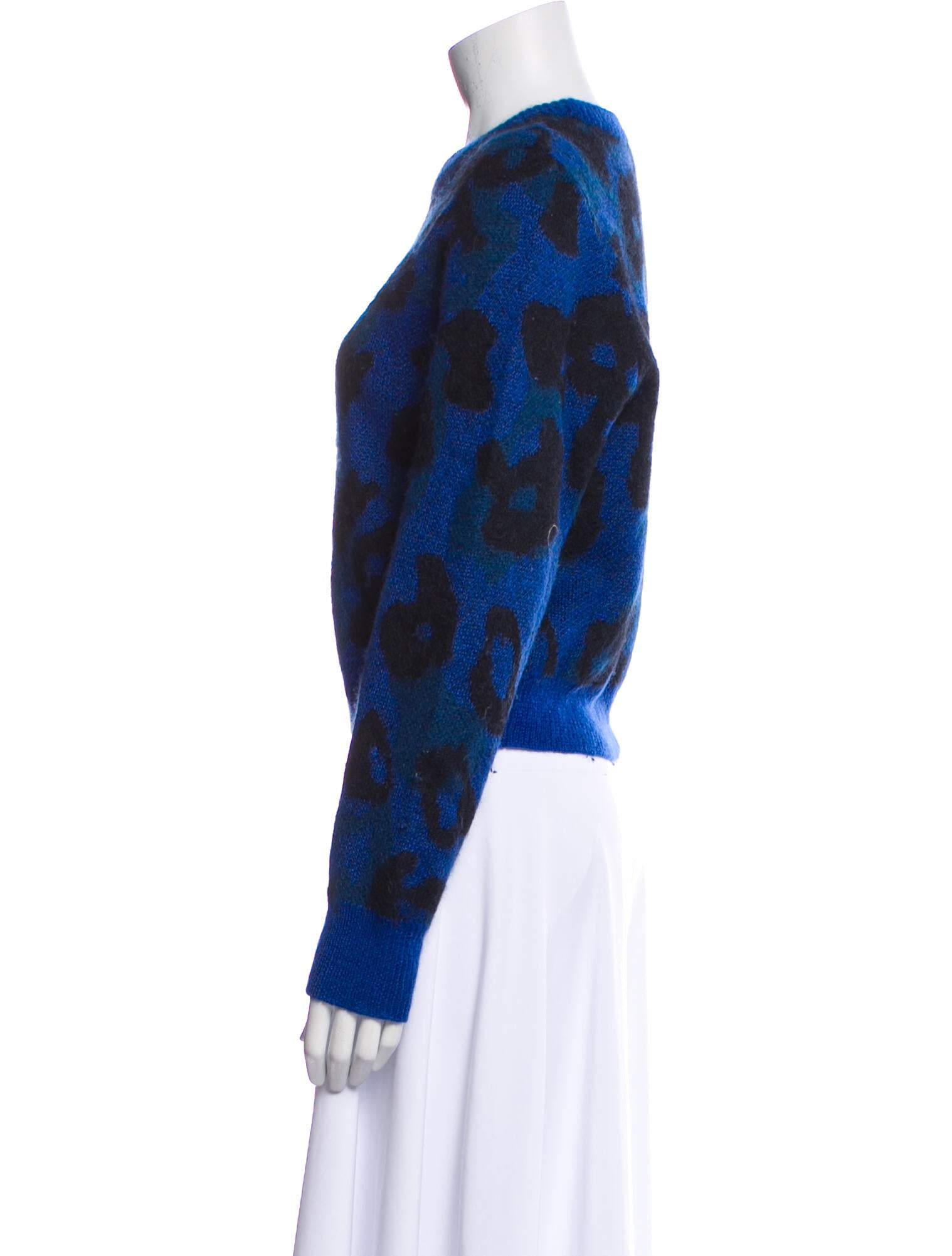 Rag & Bone Mohair Animal Print Sweater