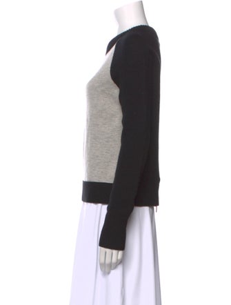 Rag & Bone Wool Colorblock Pattern Sweater