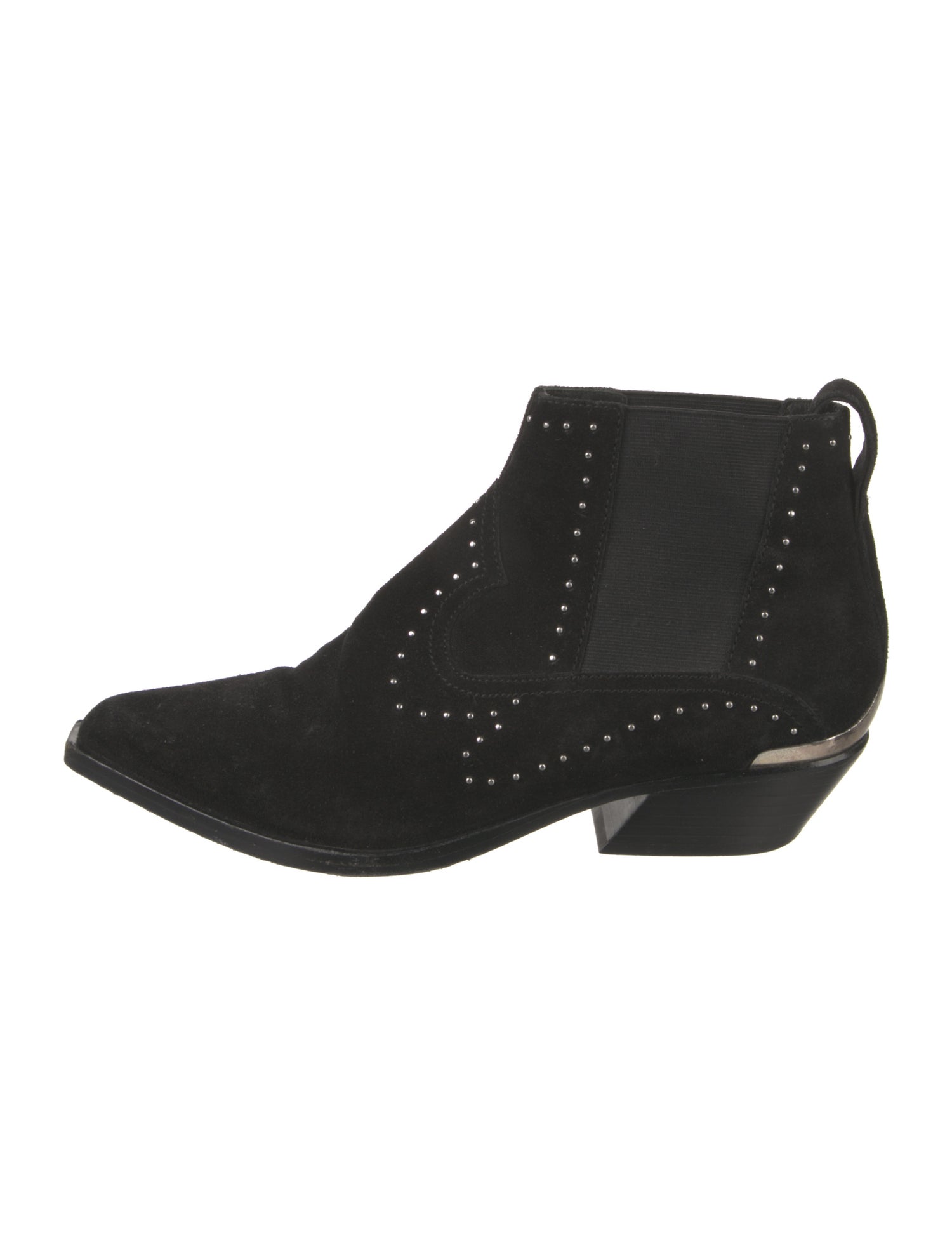 Rag & Bone Suede Studded Accents Boots