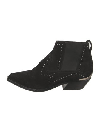 Rag & Bone Suede Studded Accents Boots