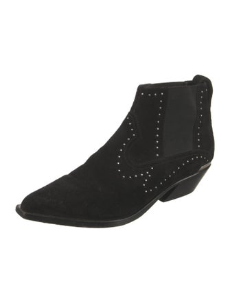 Rag & Bone Suede Studded Accents Boots