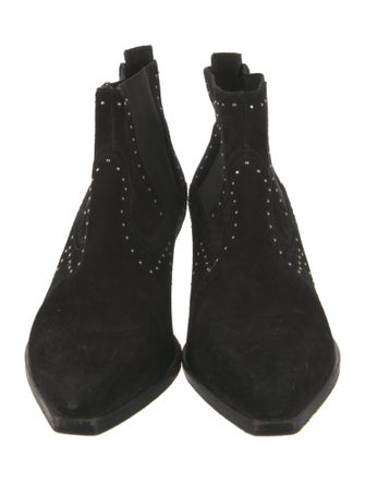 Rag & Bone Suede Studded Accents Boots
