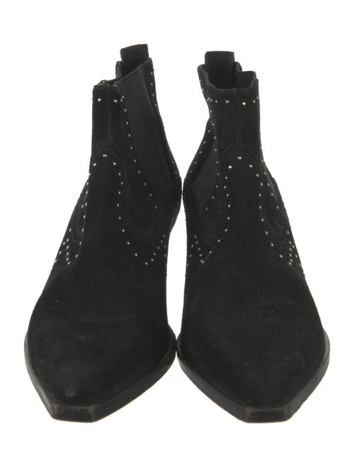 Rag & Bone Suede Studded Accents Boots