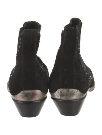 Rag & Bone Suede Studded Accents Boots