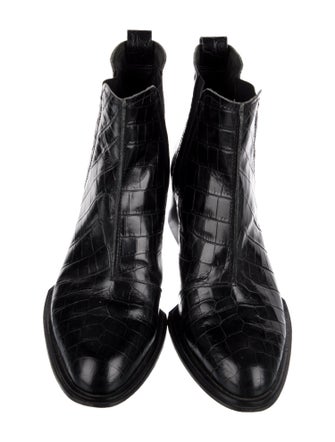 Rag & Bone Embossed Leather Chelsea Boots