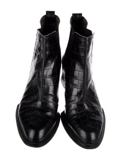 Rag & Bone Embossed Leather Chelsea Boots