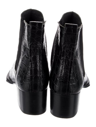 Rag & Bone Embossed Leather Chelsea Boots