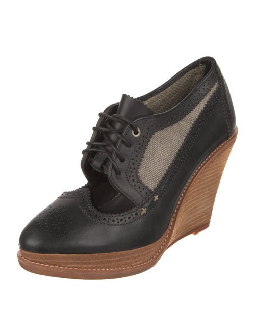 Rag & Bone Leather Cutout Accent Pumps