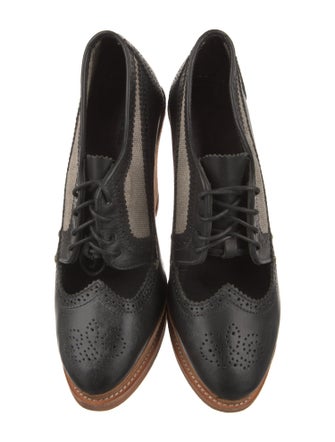 Rag & Bone Leather Cutout Accent Pumps