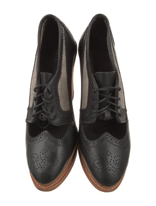 Rag & Bone Leather Cutout Accent Pumps