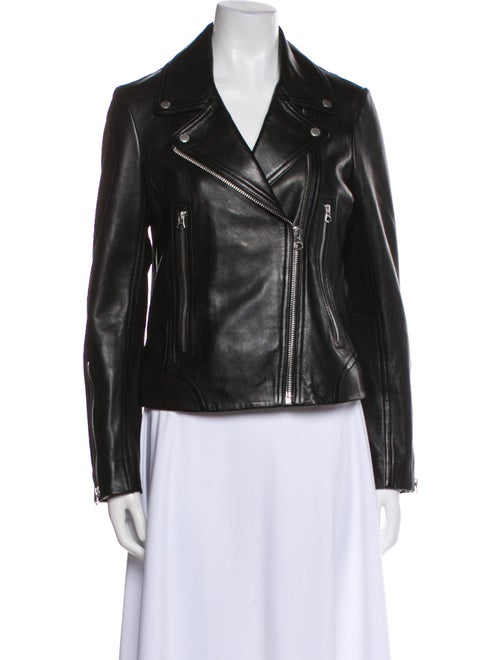 Rag & Bone Lamb Leather Biker Jacket