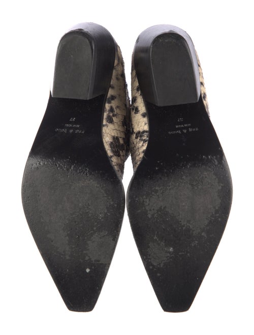 Rag & Bone Snakeskin Animal Print Chelsea Boots