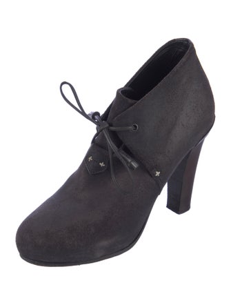 Rag & Bone Suede Tassel Accents Lace-Up Boots