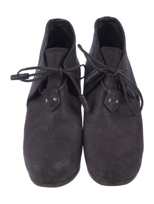 Rag & Bone Suede Tassel Accents Lace-Up Boots