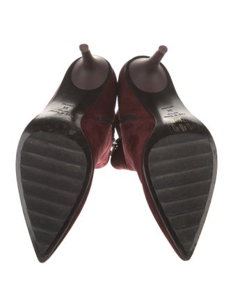 Rag & Bone Suede Leather Trim Embellishment Sock Boots