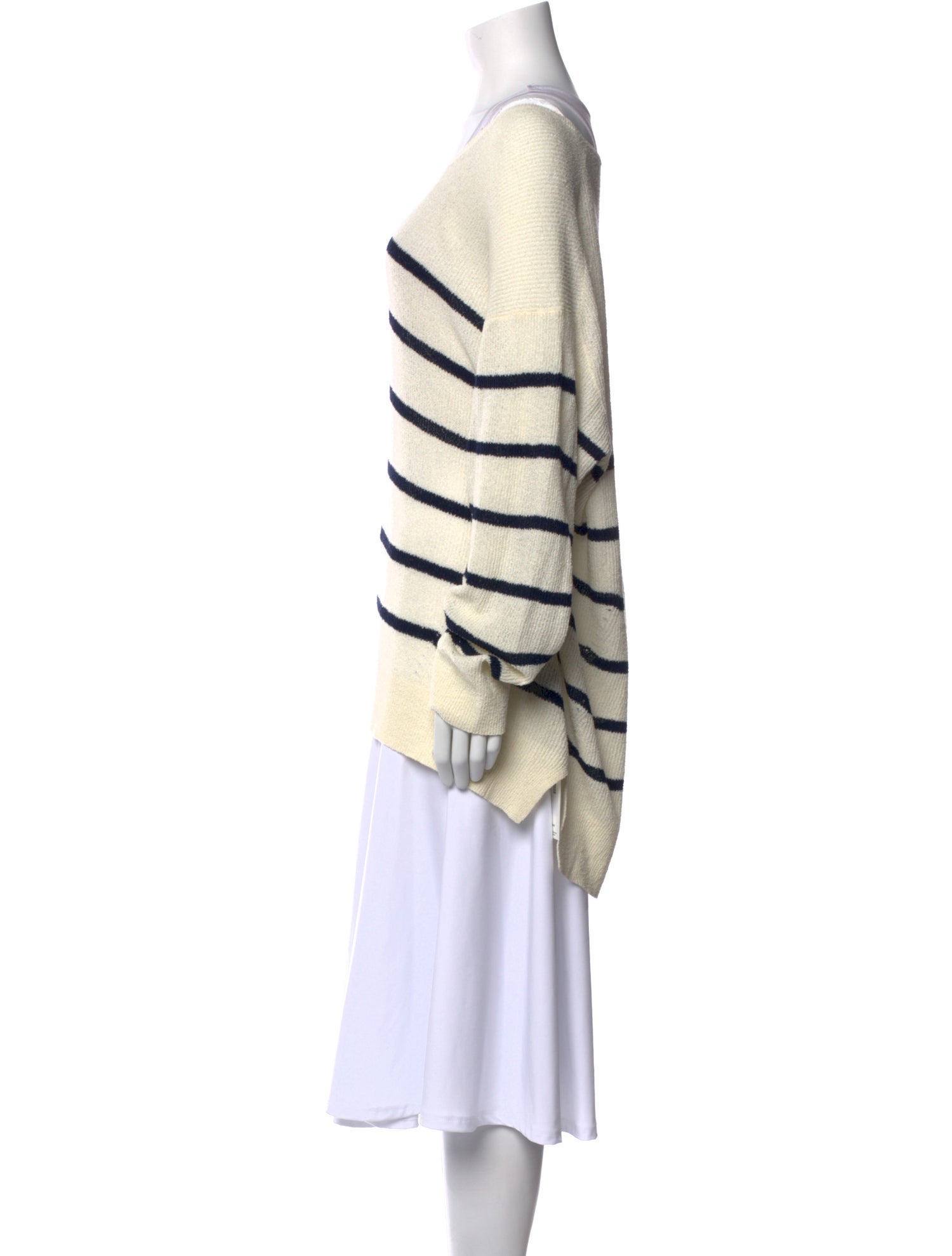 Rag & Bone Striped Scoop Neck Sweater