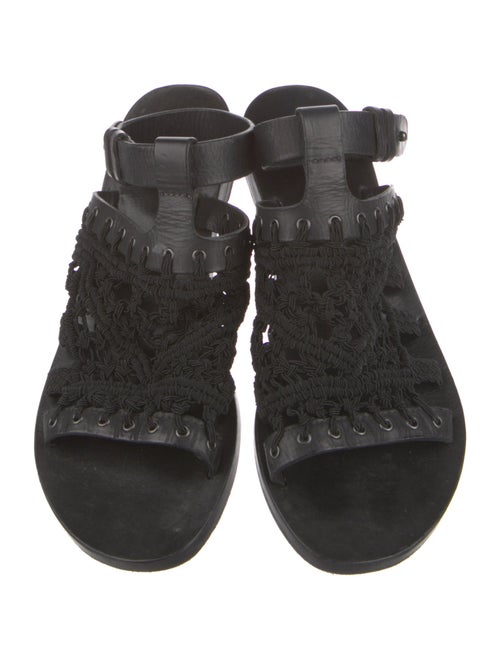 Rag & Bone Floral Print Gladiator Sandals