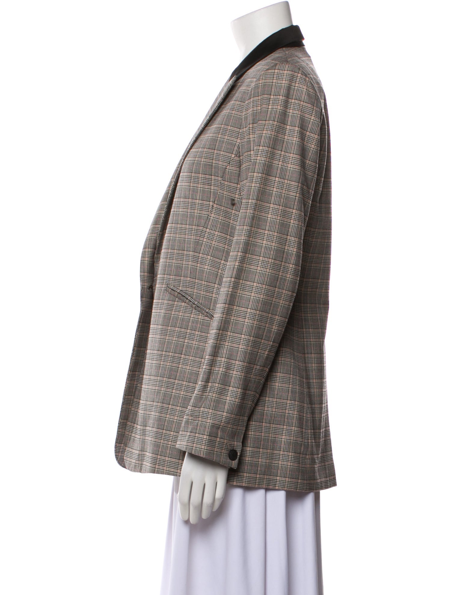 Rag & Bone Plaid Print Blazer