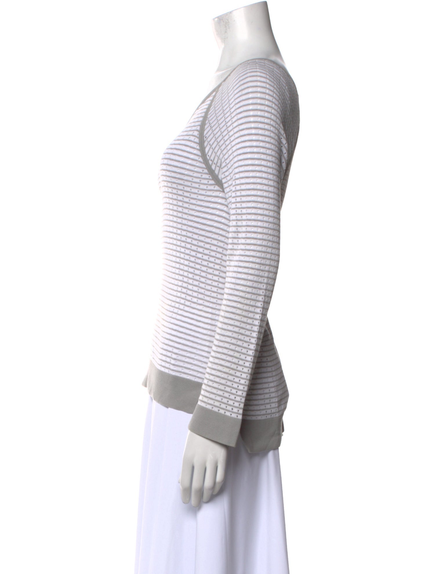 Rag & Bone Striped Scoop Neck Sweater