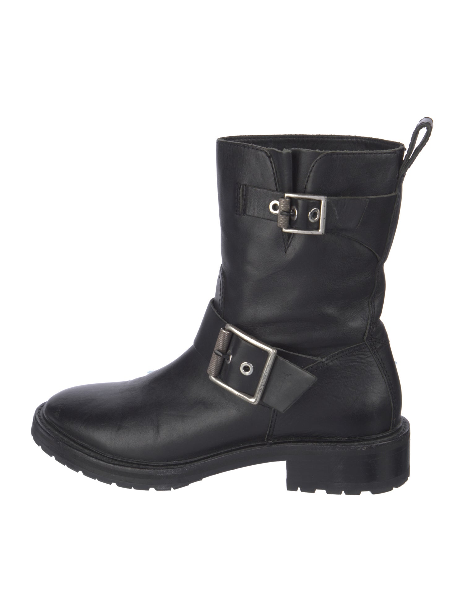Rag & Bone Leather Moto Boots