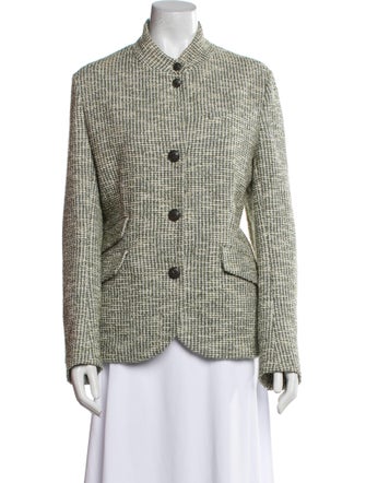Rag & Bone Nylon Tweed Pattern Blazer