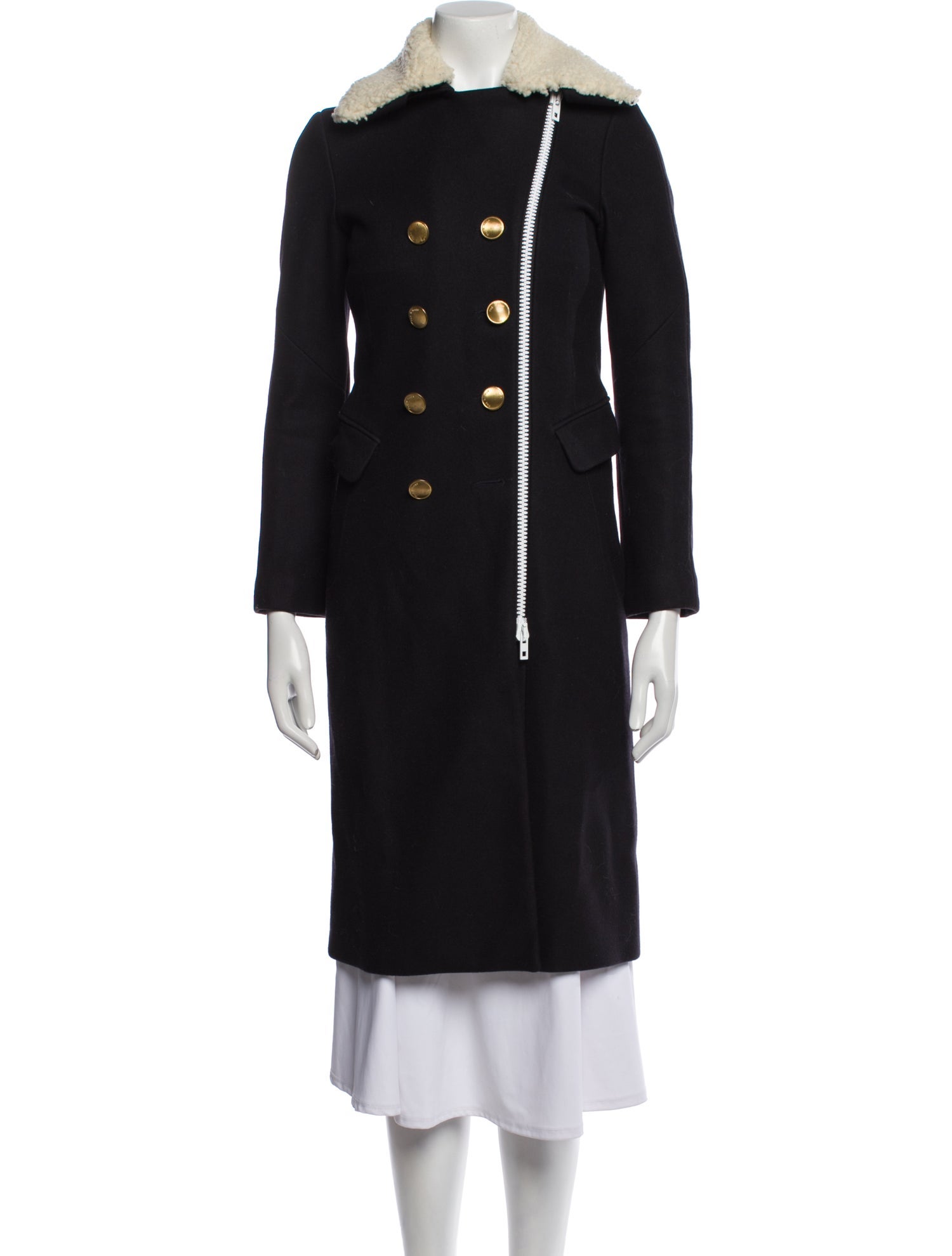 Rag & Bone Wool Fur Coat