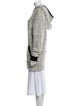 Rag & Bone Wool Colorblock Pattern Faux Fur Coat