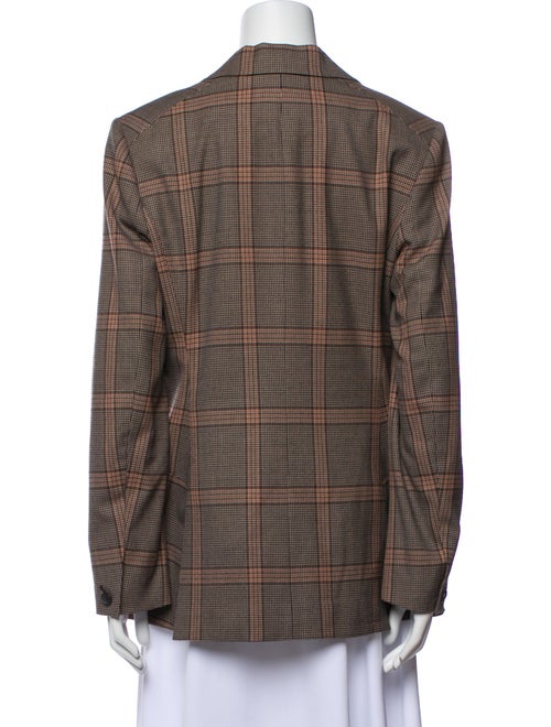 Rag & Bone Wool Plaid Print Blazer