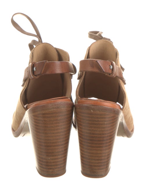 Rag & Bone Nubuck Cutout Accent Slingback Pumps