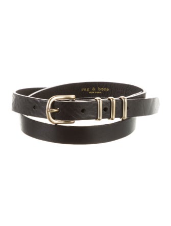 Rag & Bone Skinny Leather Belt