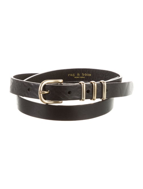 Rag & Bone Skinny Leather Belt