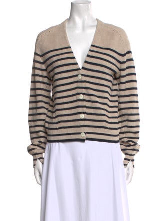 Rag & Bone Striped V-Neck Sweater