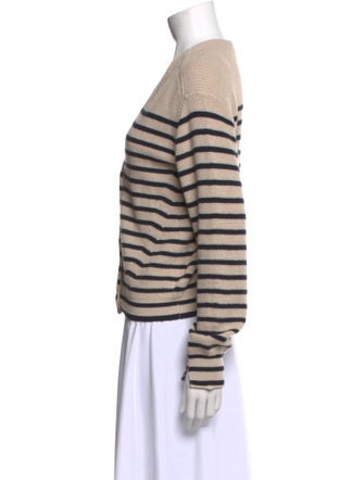 Rag & Bone Striped V-Neck Sweater