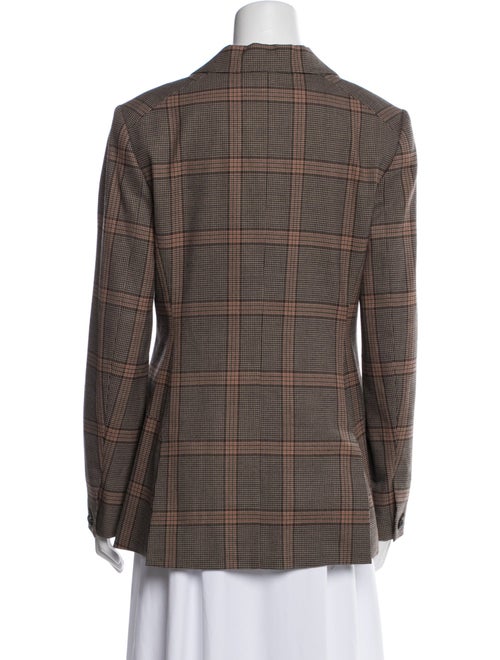 Rag & Bone Wool Plaid Print Blazer