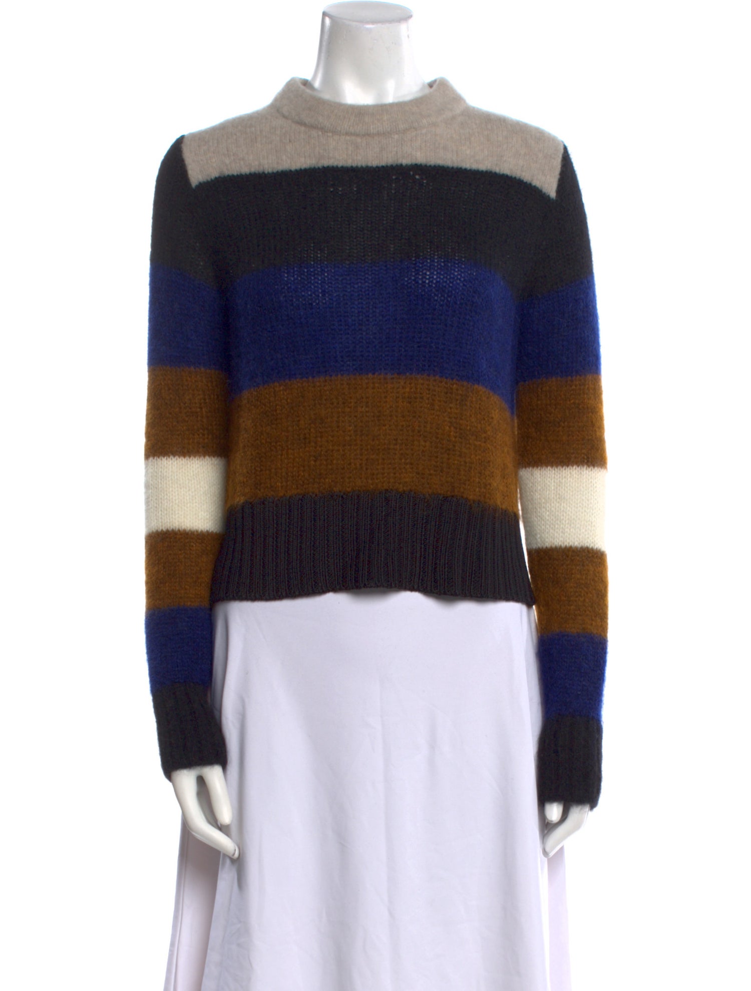 Rag & Bone Striped Mock Neck Sweater