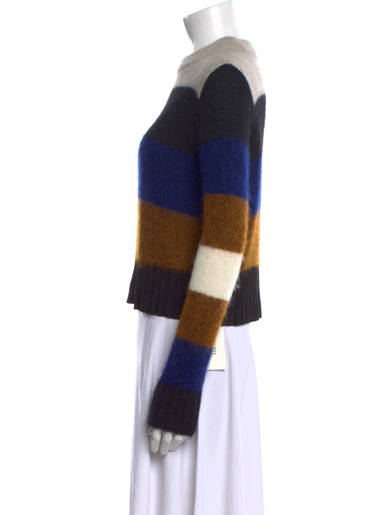 Rag & Bone Striped Mock Neck Sweater